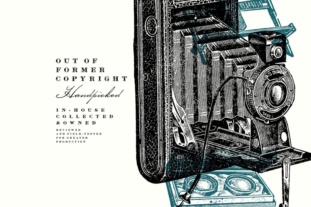 华丽的老式相机摄影相关矢量插图打包下载[eps,ai,png]插图(1)