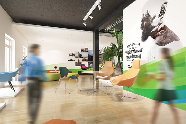 办公室场景品牌VI演示样机v6 Office Branding Mockups V6插图(4)