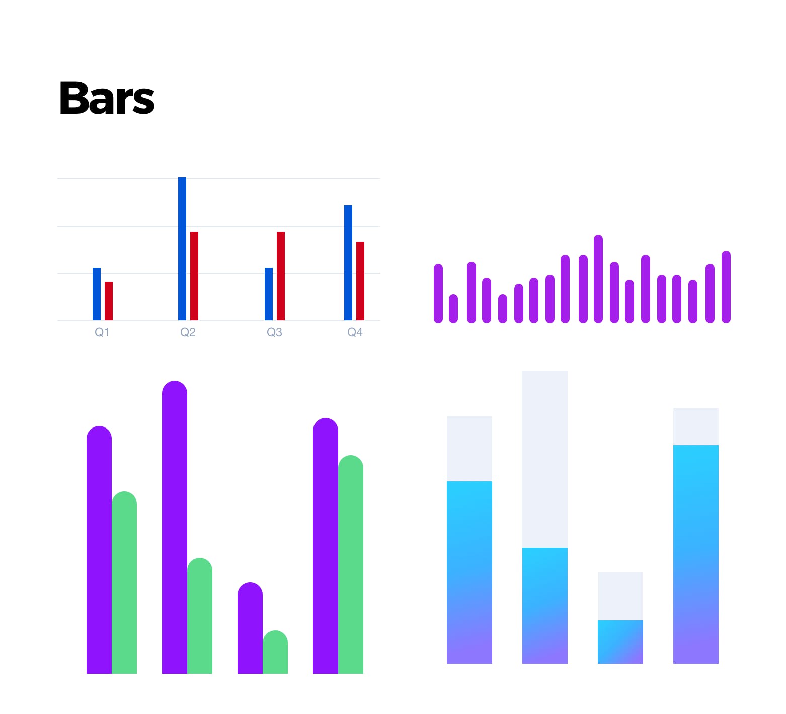 15+网站后台管理数据统计图表设计素材 15+ Dashboard Charts & Graphs Items插图(3)