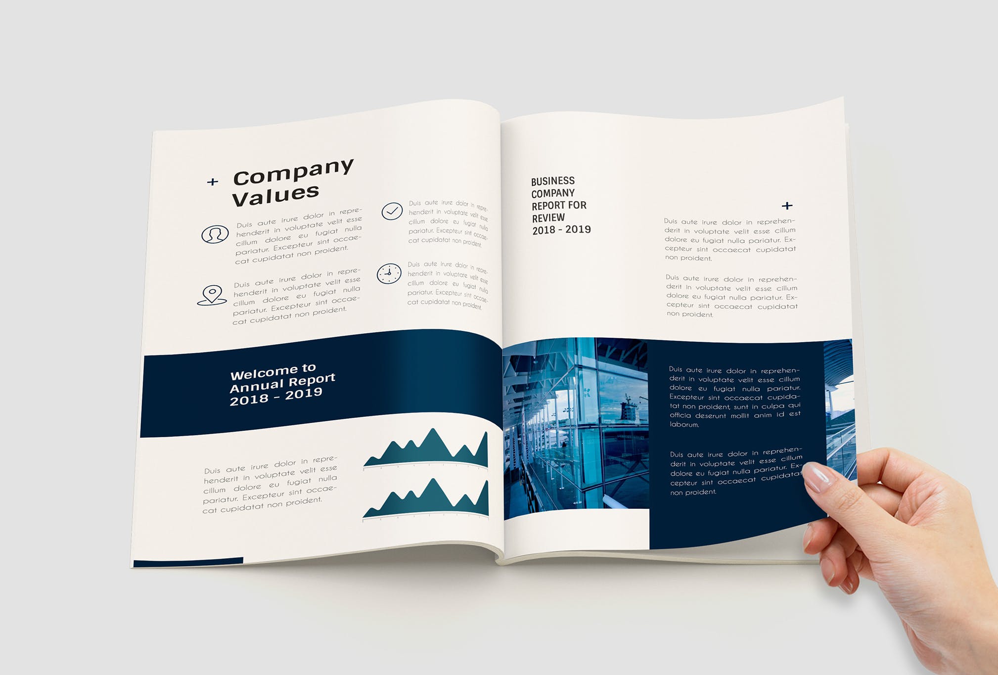 企业年度报告/年终总结报告设计模板 Annual Repot Company Name插图(3)