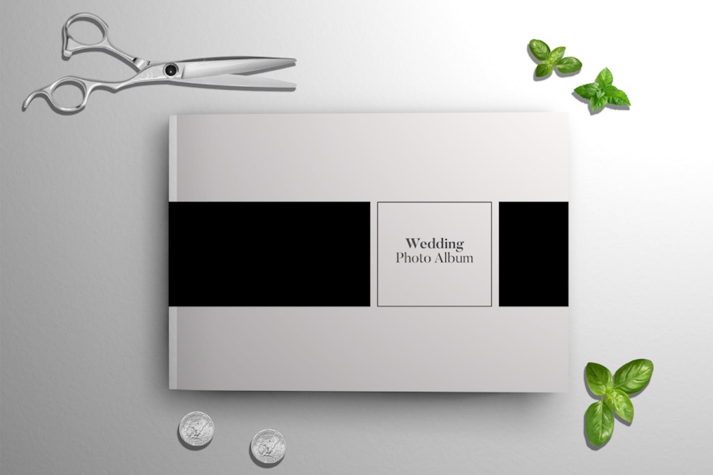 婚礼婚庆策划公司作品集设计模板v6 Landscape Photo Album Vol. 6插图