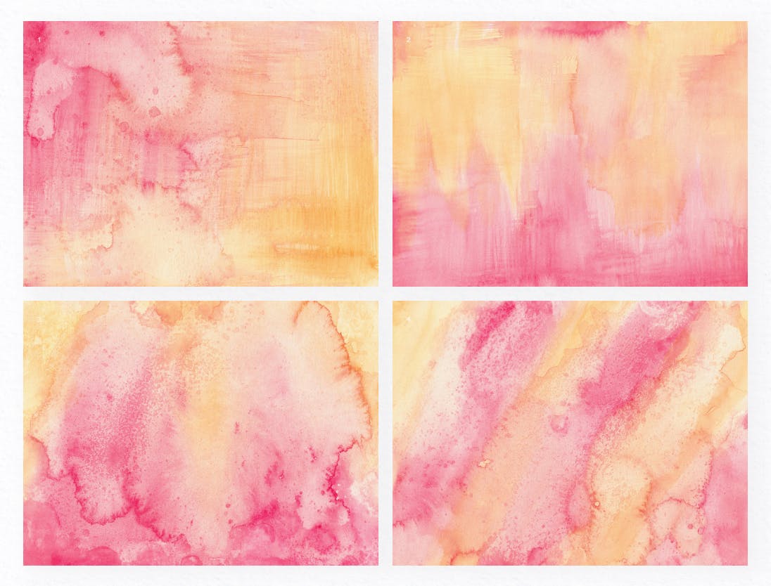 浅色水彩肌理纹理背景素材 Watercolor Backgrounds插图(7)