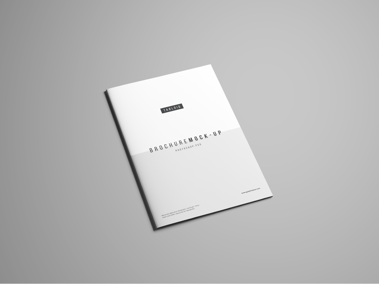 极简主义的小报杂志样机插图(11)