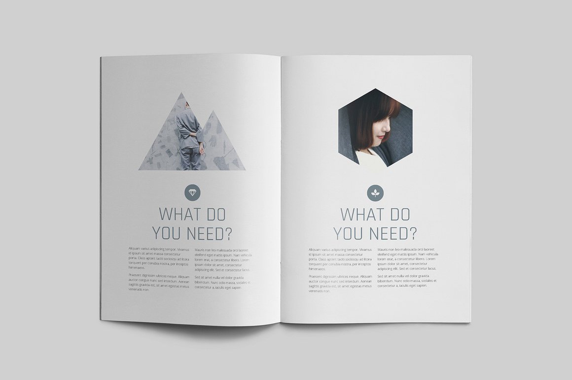 100页漂亮极简的商业化杂志模板下载[indd]插图(49)