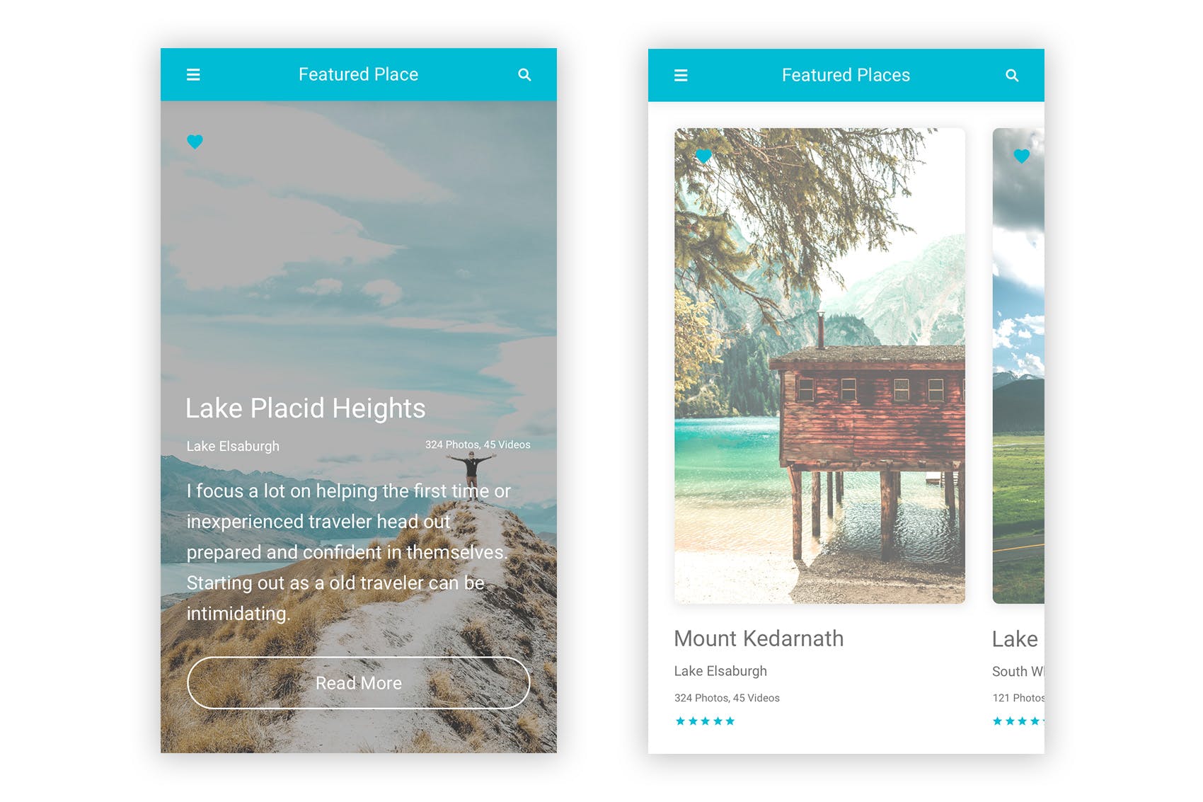 旅行和航班机票预订APP应用程序UI界面设计PSD模板 Udaan – Travel & Flight Booking App for Photoshop插图(3)