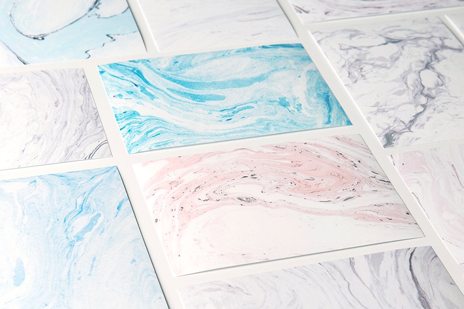 65款高分辨率大理石纹理合集[1.52GB] Marble Paper Textures插图(1)