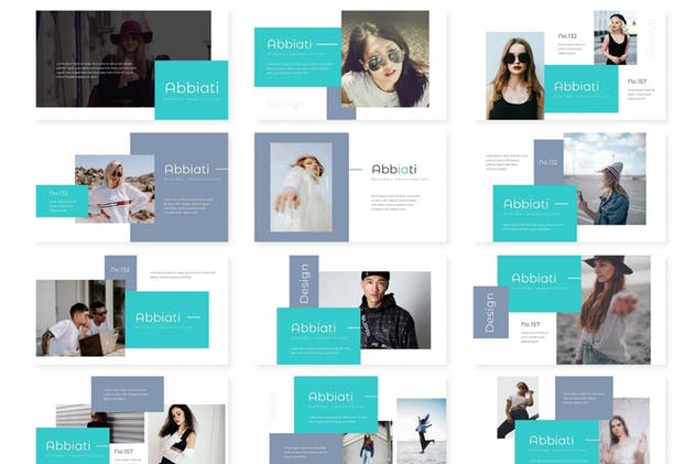 高端时尚优雅PPT幻灯片模板 Abbiati – Powerpoint Template插图(1)