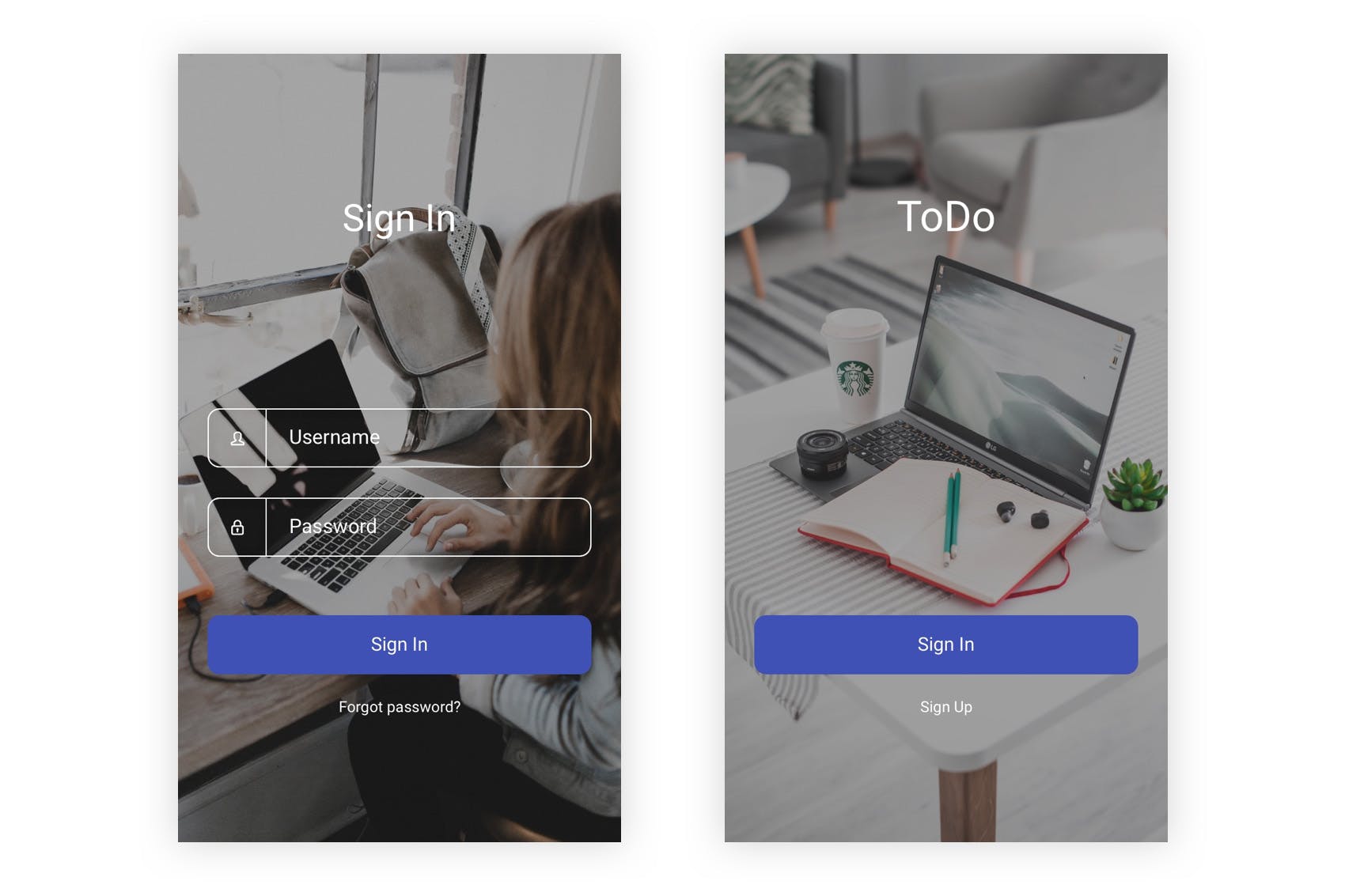 每日任务管理APP应用程序UI设计套件PSD模板 ToDo – Daily Task Management  App for Photoshop插图(1)