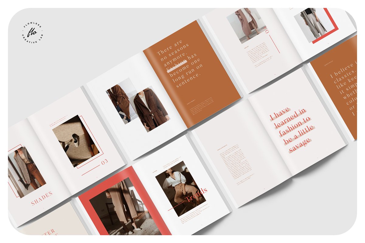 时尚秋季服装产品图册宣传册设计插图(4)