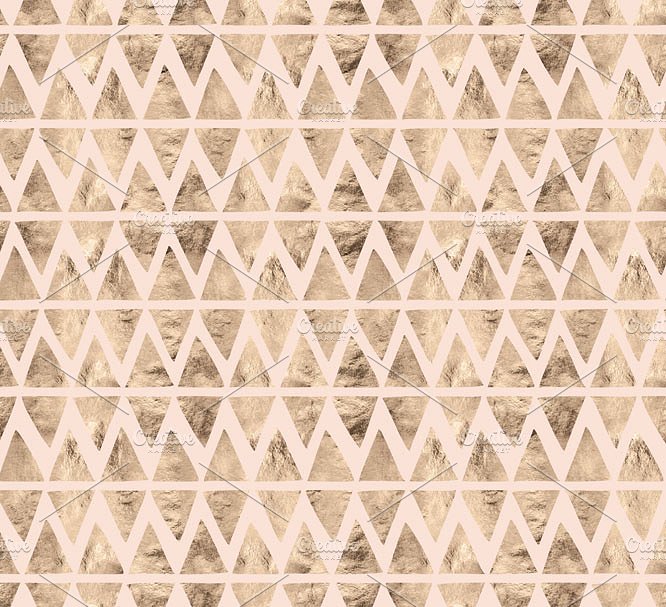 玫瑰金大自然花样图案v4 Rose Gold Organic Patterns No.4插图(3)