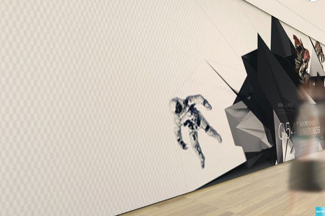 橱窗海报＆艺术墙画框样机 Poster and Art Wall Mockups插图(5)