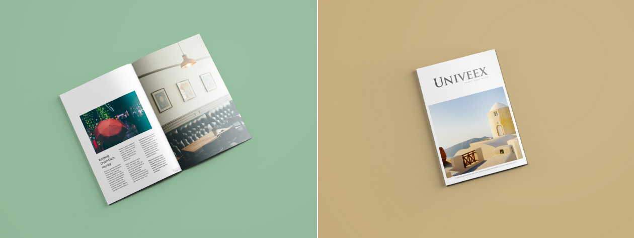 A4专业杂志样机模板插图(5)