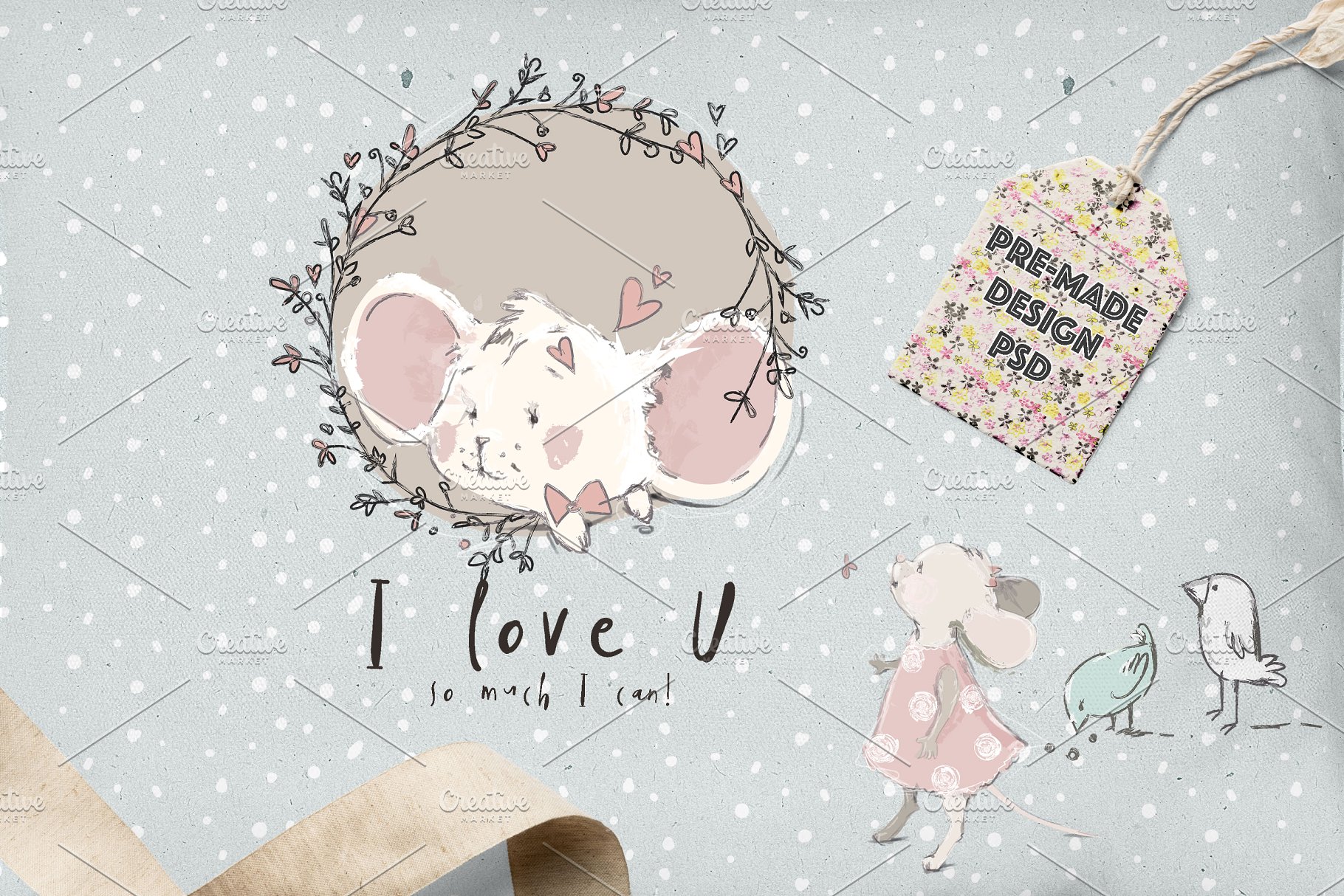 温馨的农场手绘设计元素合集[2.97GB] LOVE IN THE FARMHOUSE插图(5)