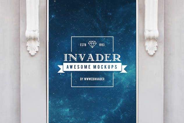 汽车/户外广告牌品牌Logo展示样机 Outdoor Branding Mockup插图(4)