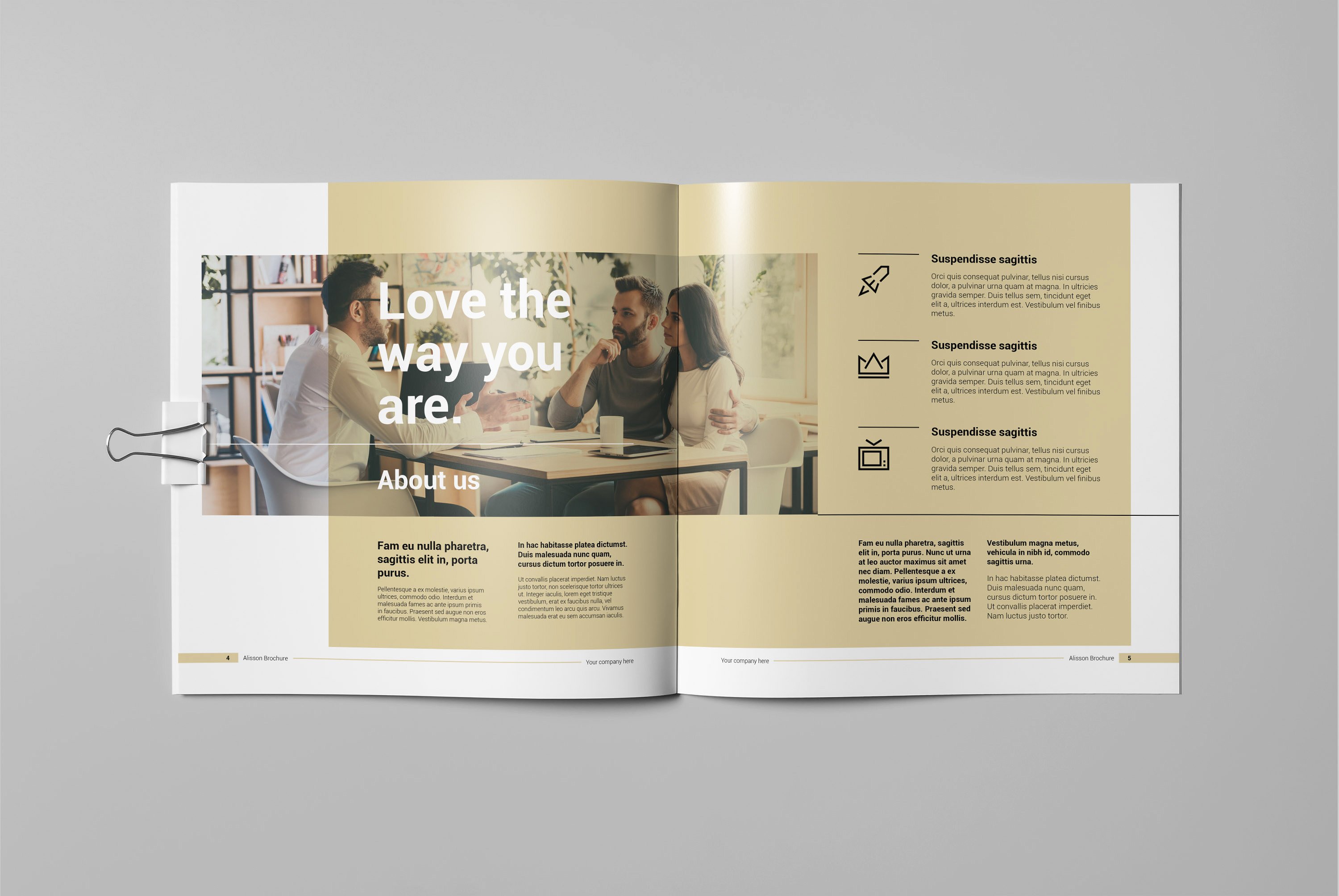 East Brochure–20页时尚简约的杂志模板下载[indd]插图(3)