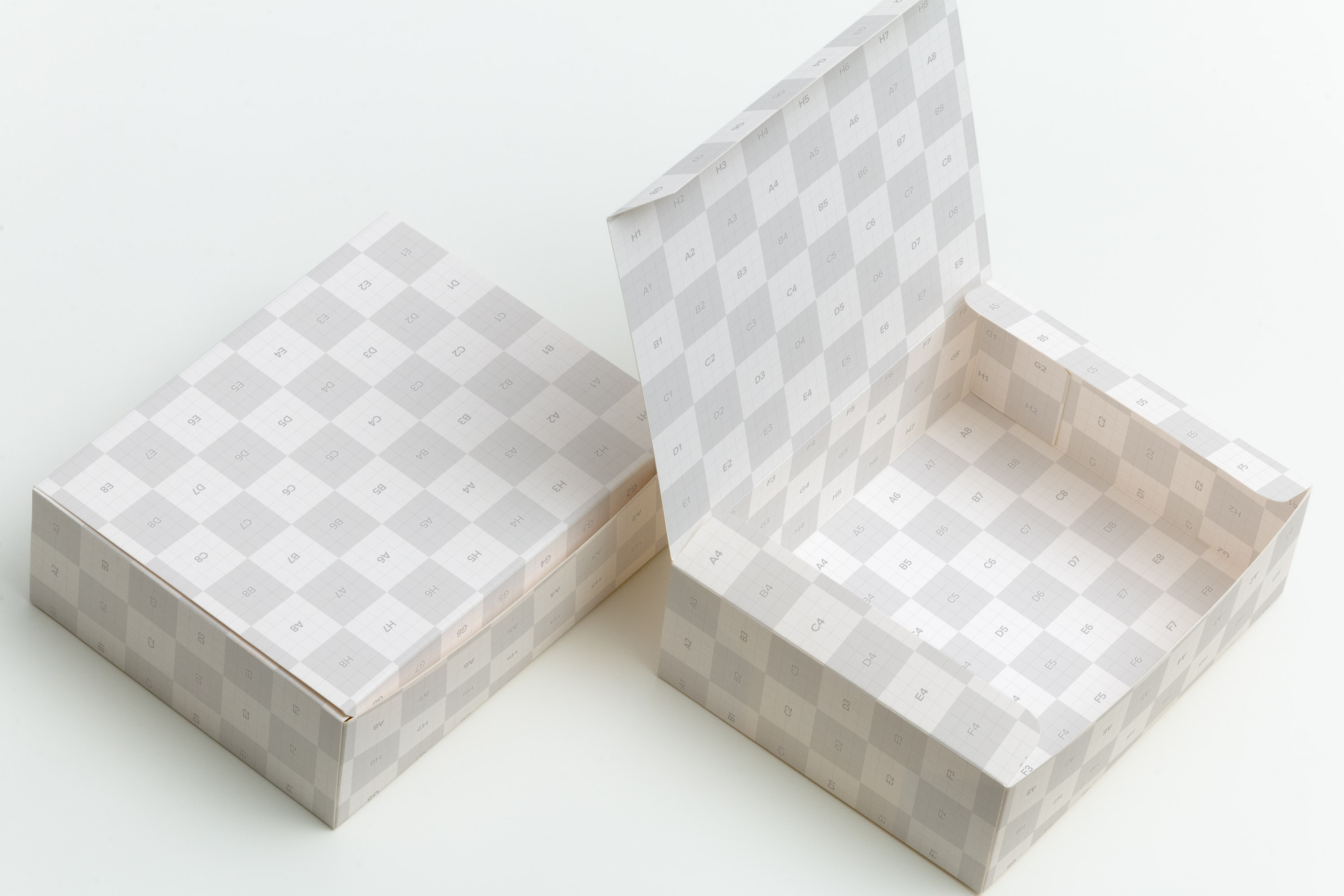 甜品糕点包装盒外观设计效果图样机06 Sweet Box Mockup 06插图(1)