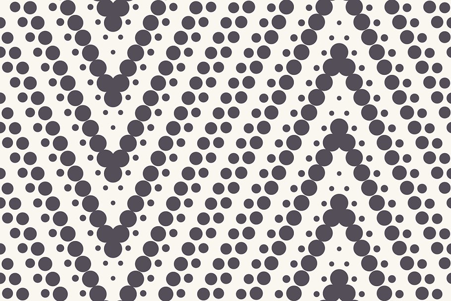 斑点星罗棋布的魅力图案纹理 Dotted Seamless Patterns. Set 1插图(4)