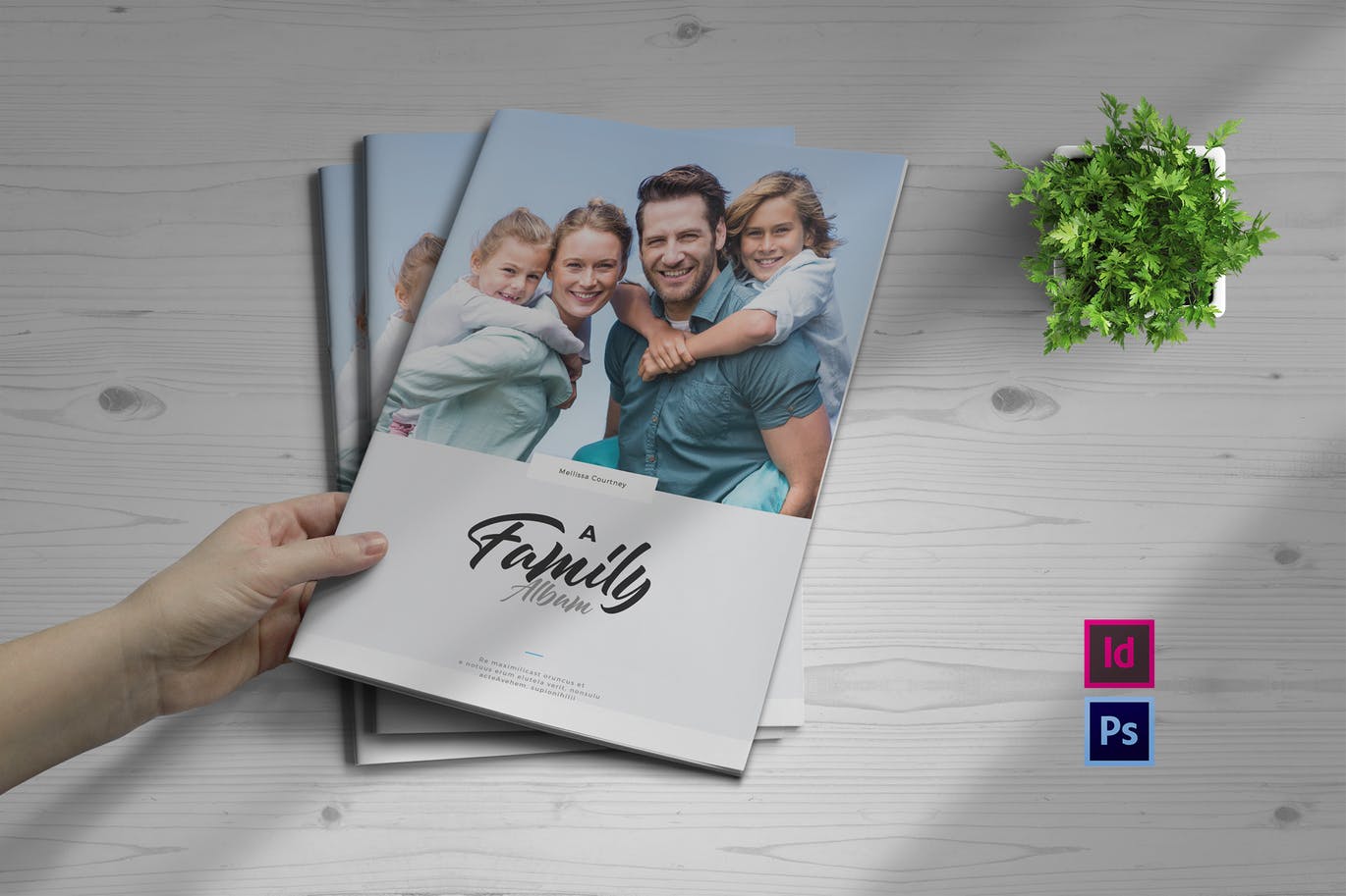 家庭相册相片集设计模板 Family Album Template插图