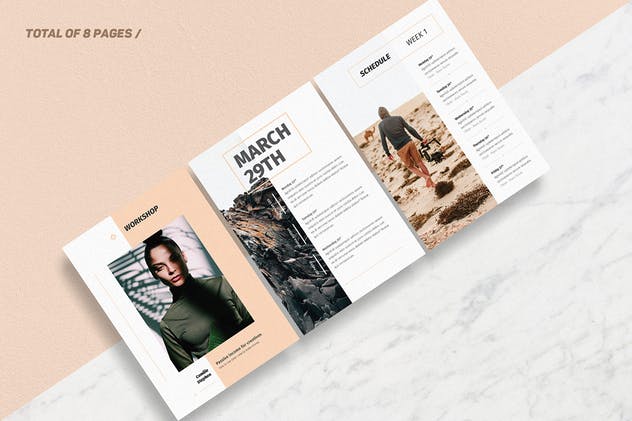 活动邀请信函创意设计模板 Clara – A4/A5/Letter插图(1)