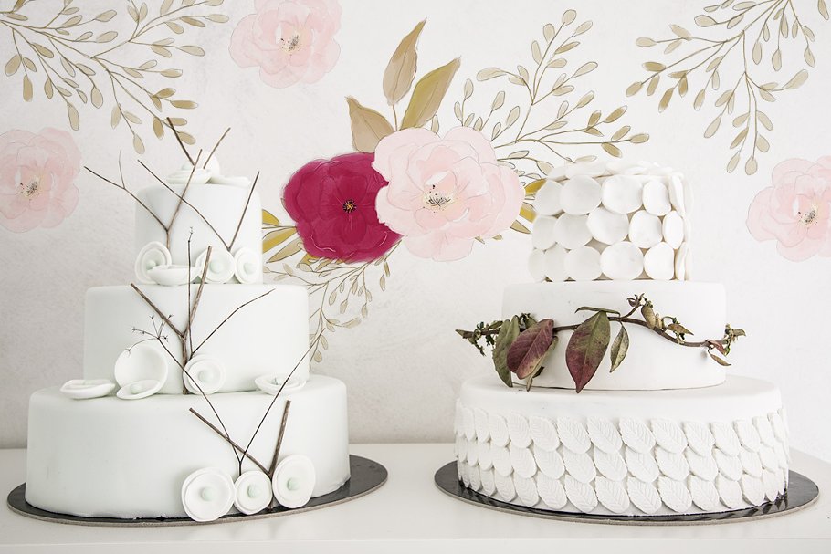 手绘花卉上色铅笔画 Pencil Flowers插图(1)