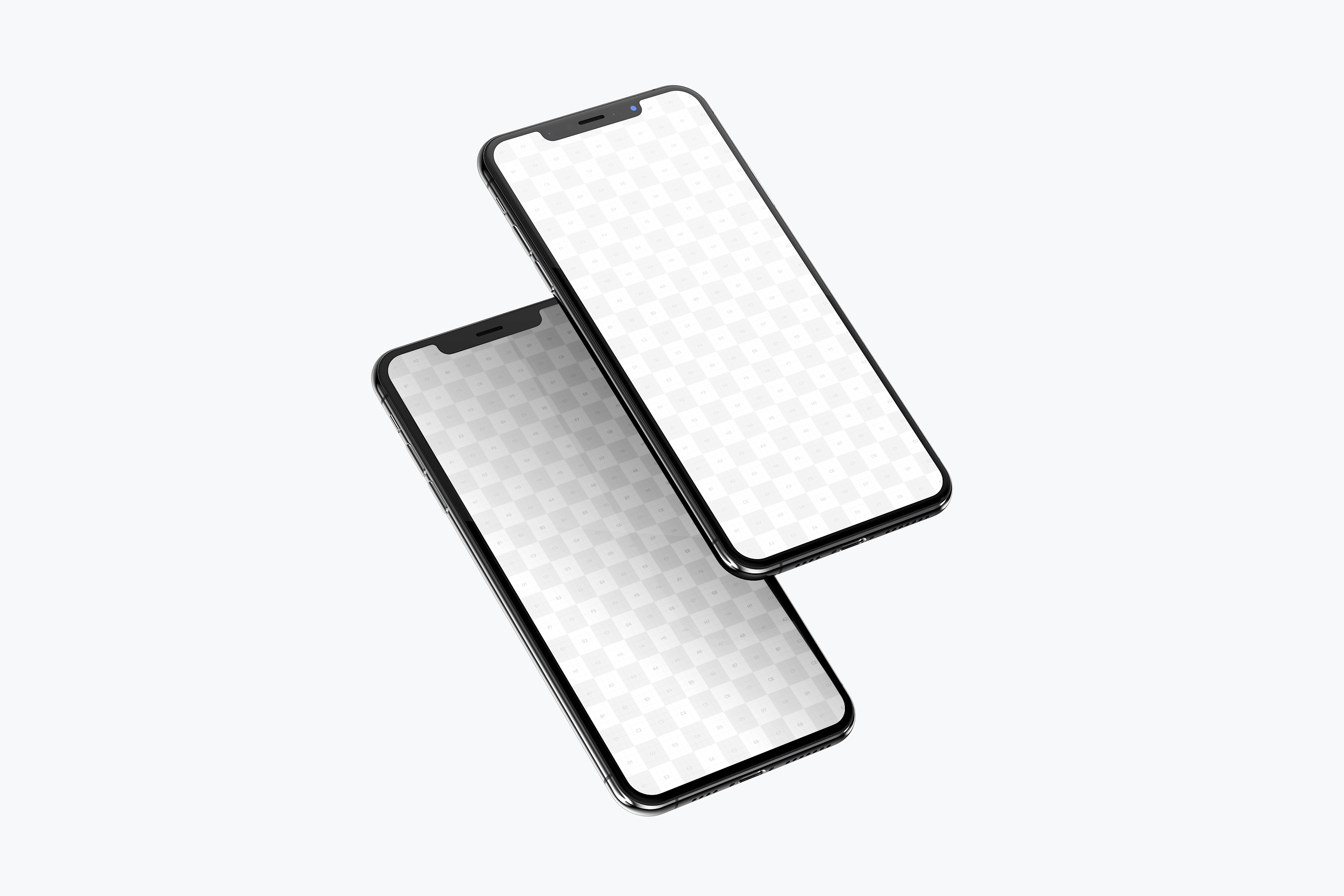 iPhone XS Max智能手机APP应用UI设计效果图样机05 iPhone XS Max Mockup 05插图(1)