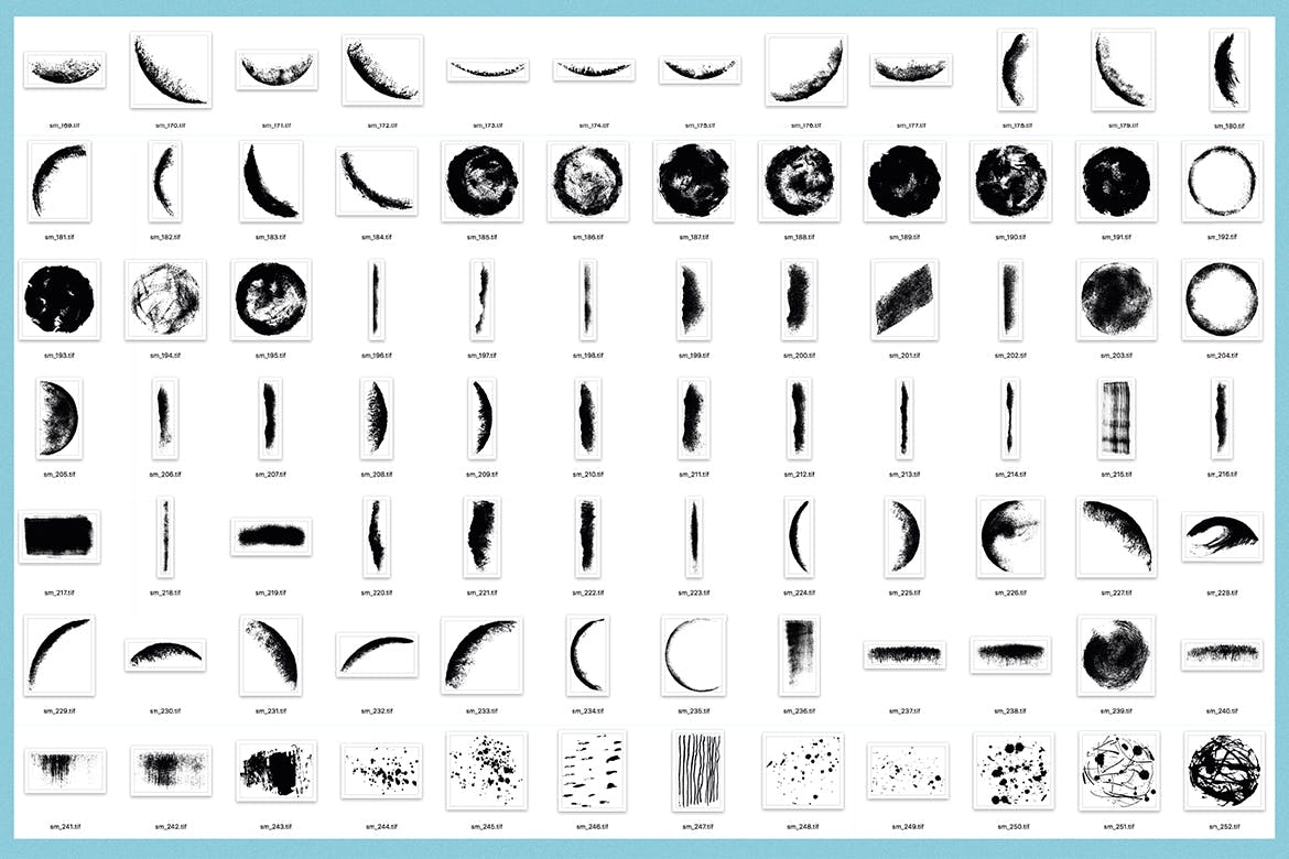 插画师必备的400+手绘纹理元素素材 Small Wonders – 400 Texture Elements插图(7)