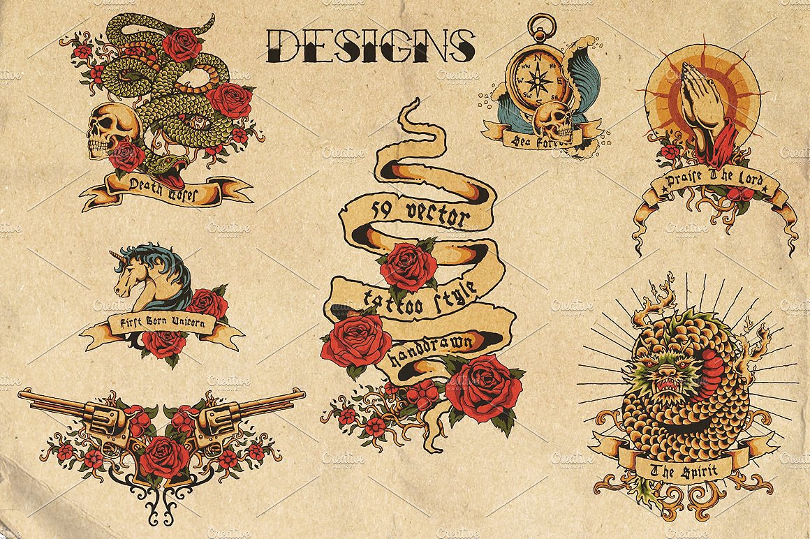 素材库下午茶：高品质的600+复古风格矢量logo标志标签大集合插图(3)