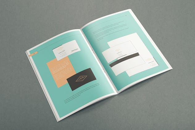 传统艺术品牌指南手册模板 Traditional Art – Brand Guideline Template插图(9)