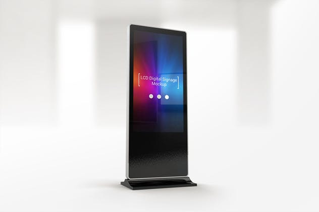 液晶屏幕数字广告牌样机 LCD Digital Signage Mockups插图(3)
