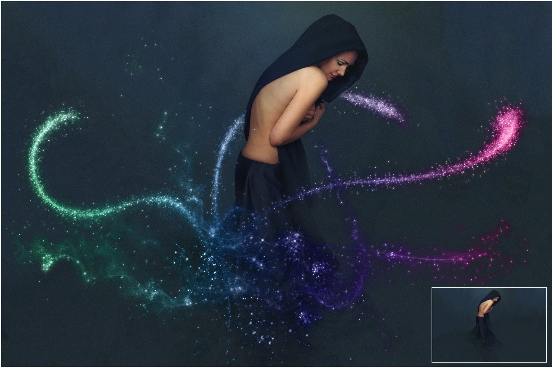 5K高分辨率创意梦幻闪粉叠层背景 5K Pixie Dust Overlays Color Edition插图(5)