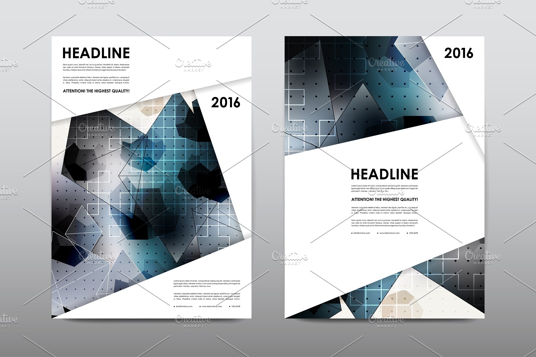 极力推荐：50+企业商业介绍宣传小册子模板 50+ Business Brochures Bundle插图(11)