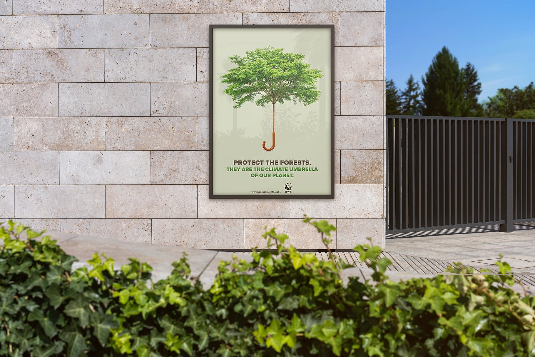 海报户外张贴效果展示样机素材库精选 Outside Poster Mock-Up’s插图(6)