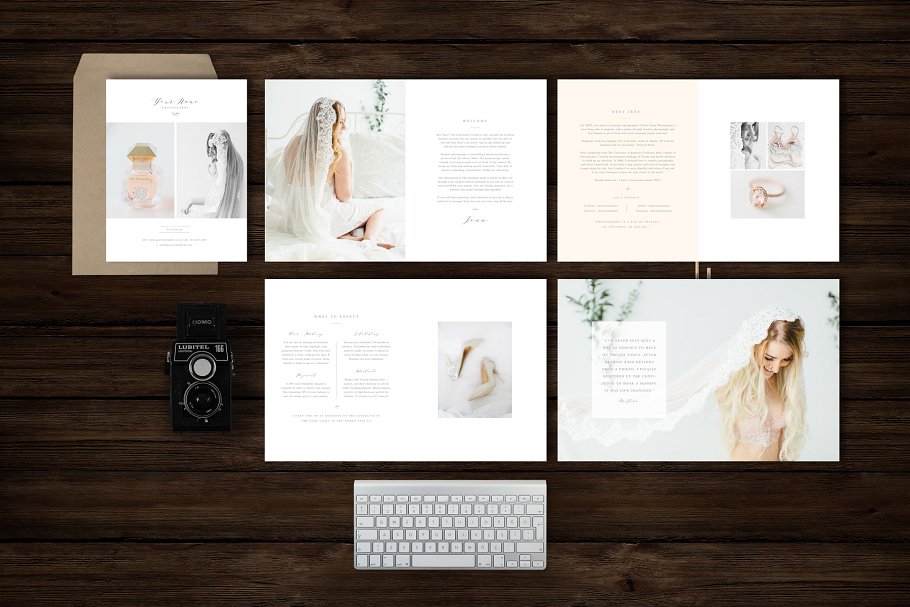 摄影服务套餐价格报价单设计模板 Boudoir Photographer Marketing插图(3)