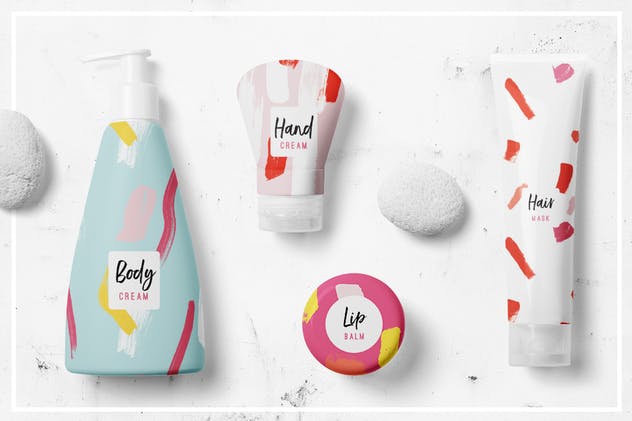 多彩液体飞溅图案纹理素材 Color Splash Patterns插图(3)