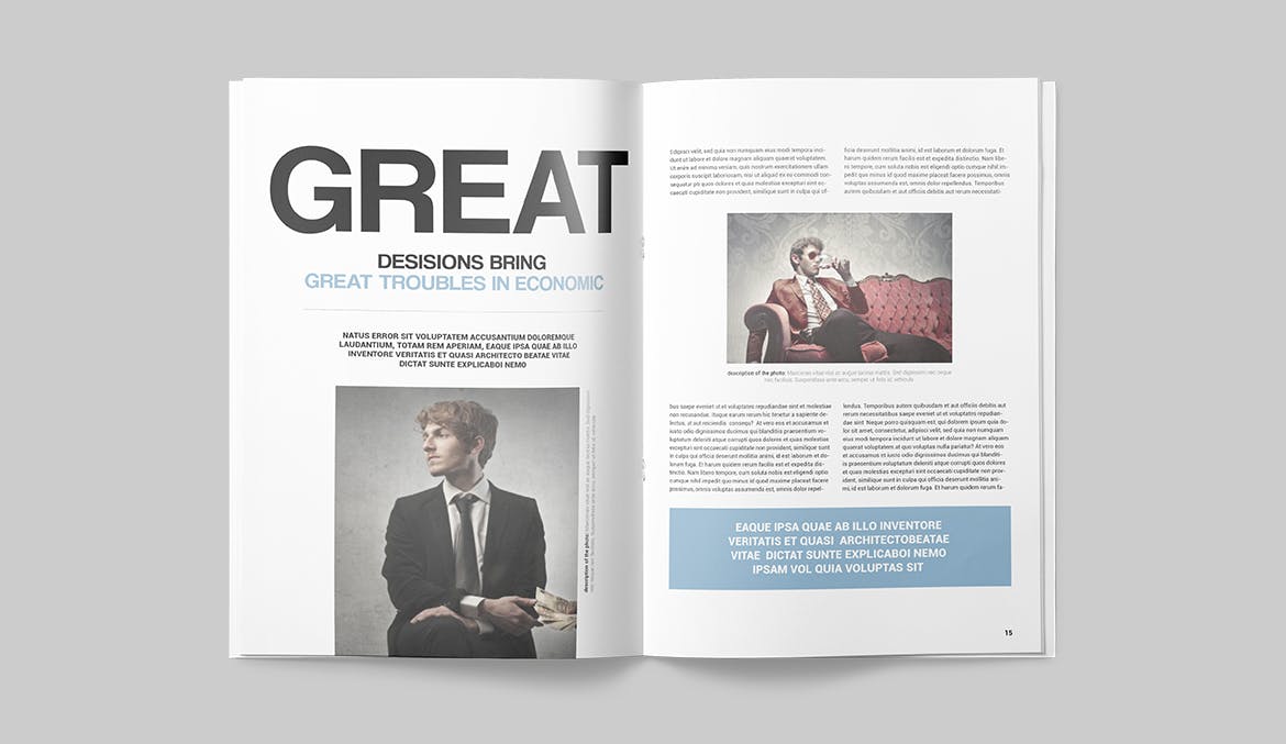 多用途素材库精选杂志版式设计InDesign模板 Magazine Template插图(7)