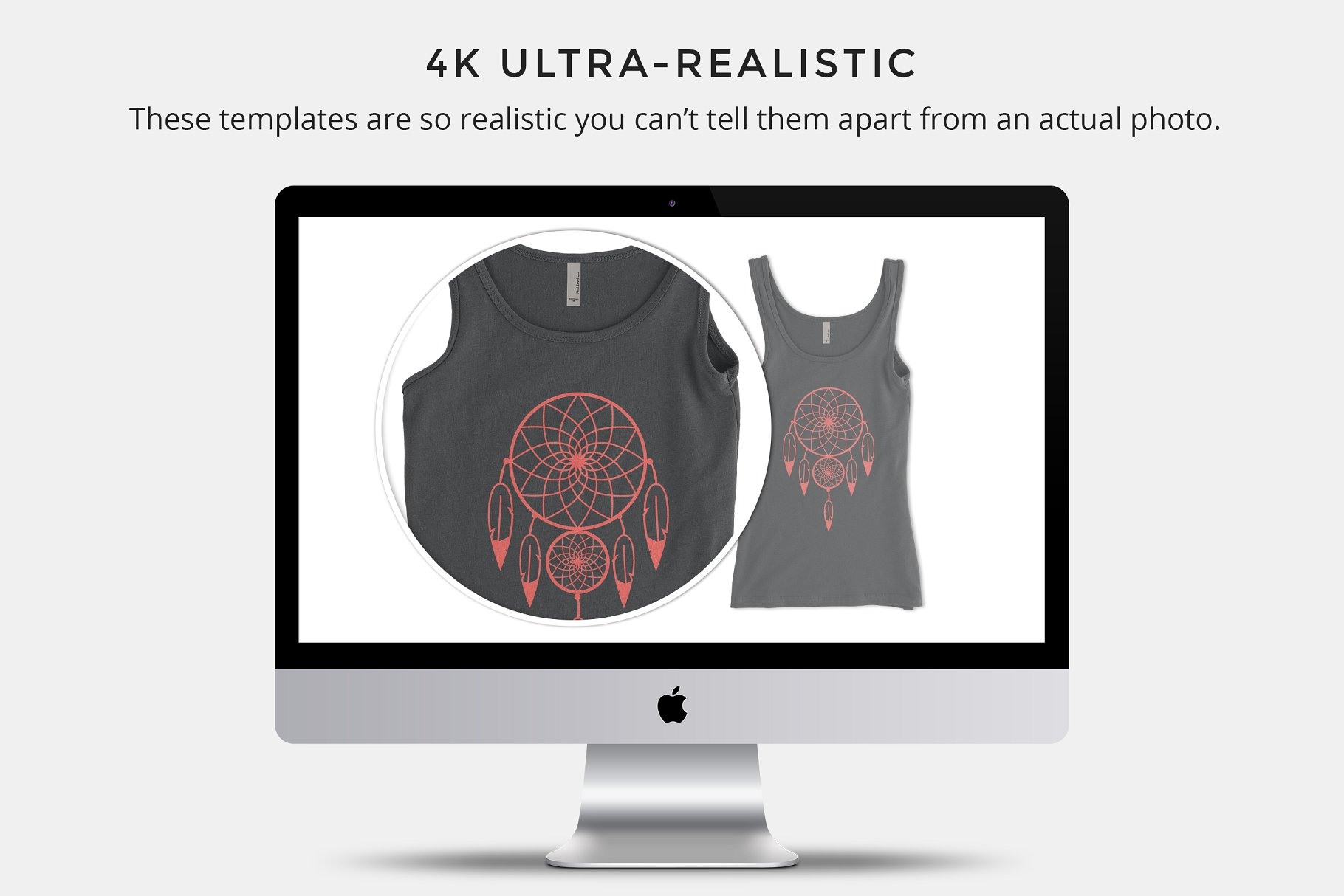 女性氨纶背心样机模板 Next Level 3533 Spandex Jersey Tank插图(2)