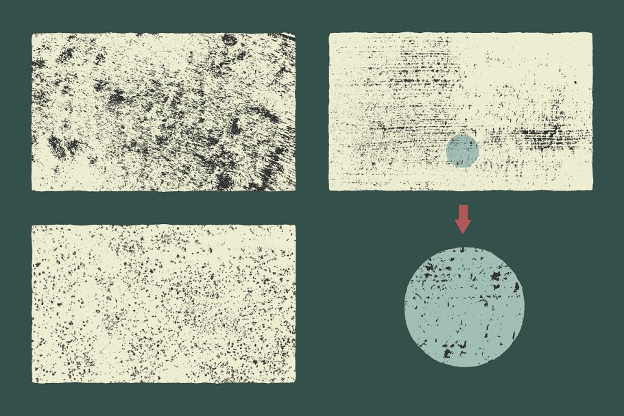 轻度划痕斑迹做旧纹理 Light Grunge Textures插图(4)