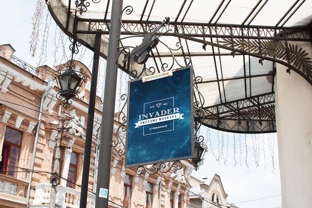 汽车/户外广告牌品牌Logo展示样机 Outdoor Branding Mockup插图(5)