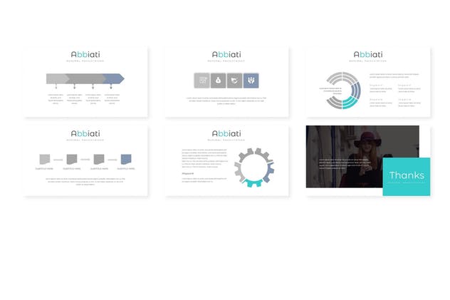高端时尚优雅PPT幻灯片模板 Abbiati – Powerpoint Template插图(3)