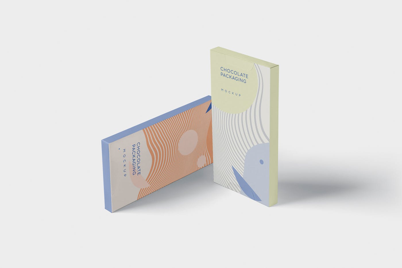 巧克力条/块包装设计效果图样机 Chocolate Packaging Mockup插图(2)