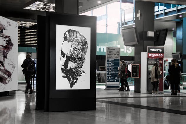 户外广告海报传单设计预览样机套装 Flyer Poster Mockup Bundle – Advertising Outdoor插图(11)