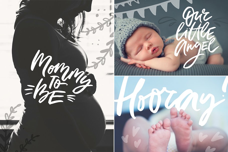 婴儿淋浴品牌设计素材合集 Baby Shower Collection插图(8)