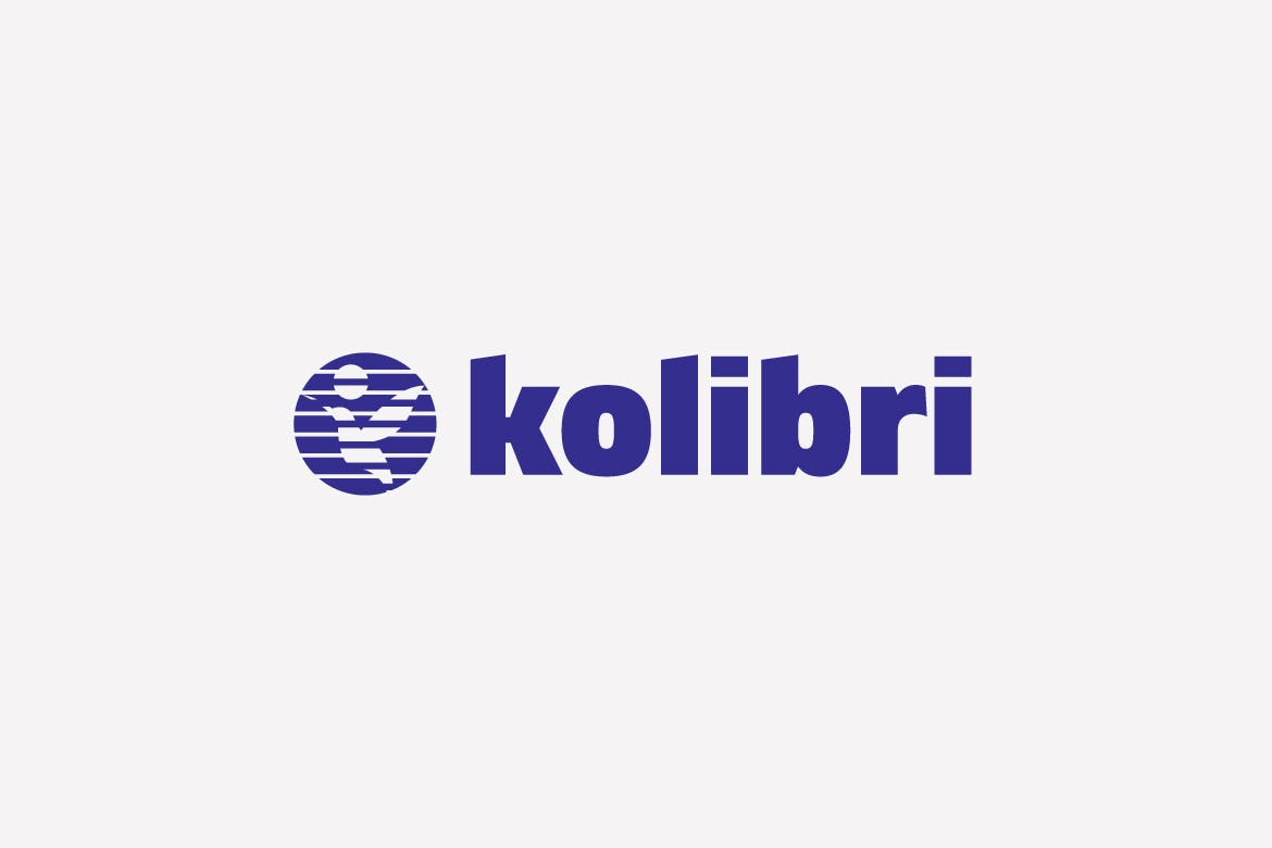鸟、海洋与太阳元素Logo设计素材库精选模板 Kolibri Logo Template插图(4)