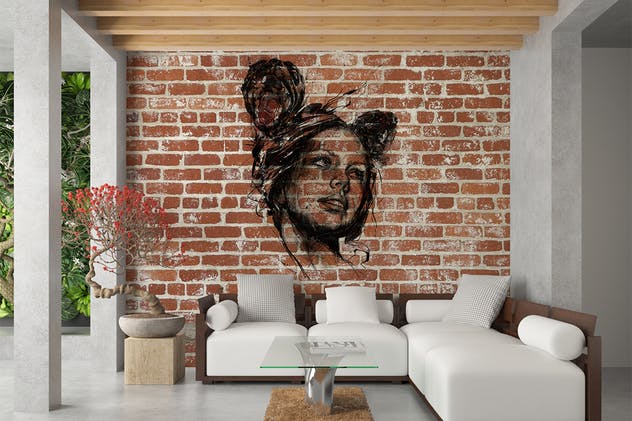 墙体艺术创作展示样机模板Vol.7 Picture Art Mockup [Vol 7]插图(4)