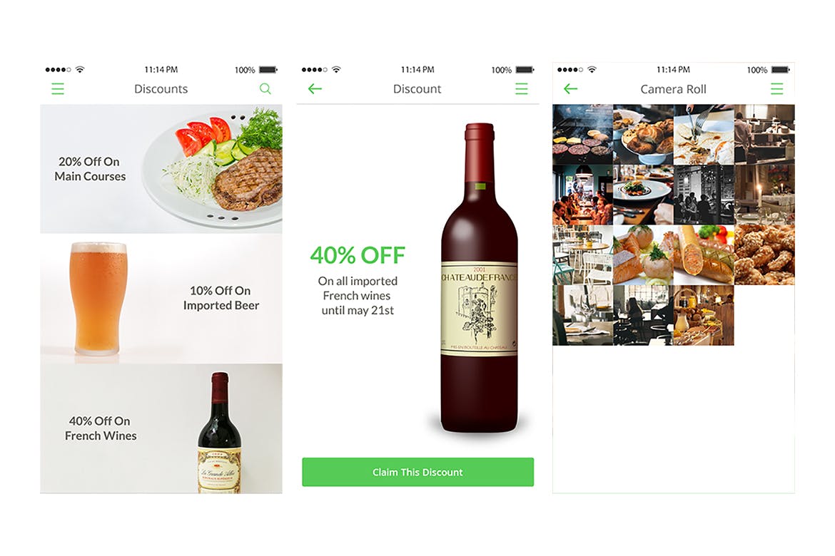 餐厅点餐APP应用UI设计套件 2Bite UI Kit插图(11)