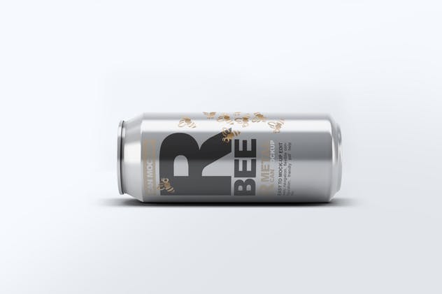 啤酒易拉罐外观包装设计样机模板 Beer Can Mock-Up插图(5)