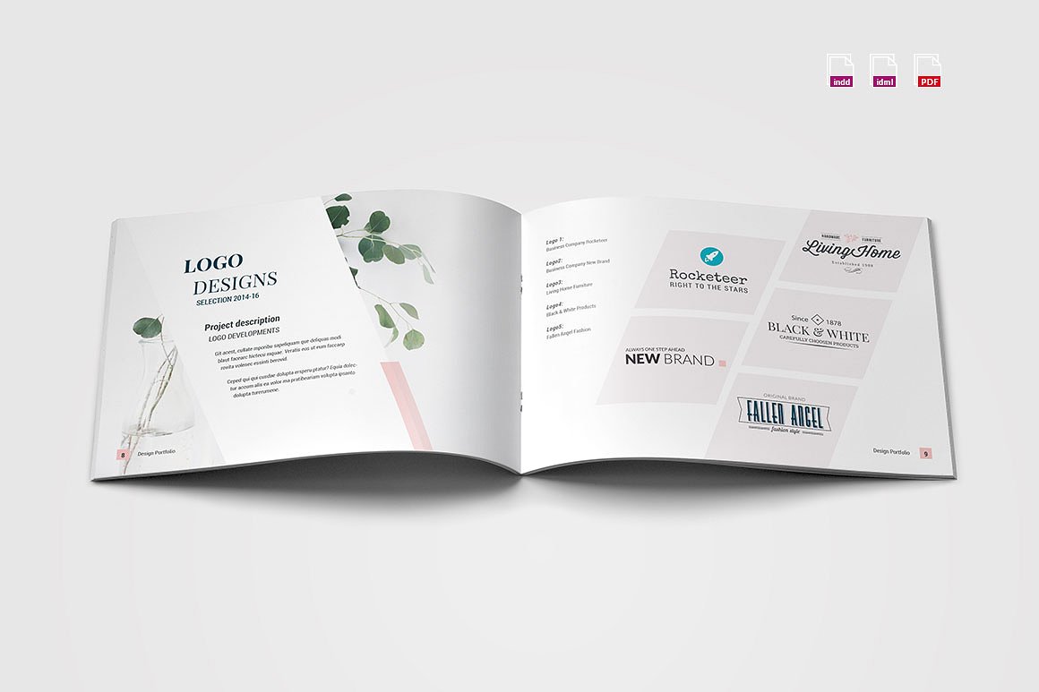 24P高端优雅的手册画册楼书设计模板插图(4)