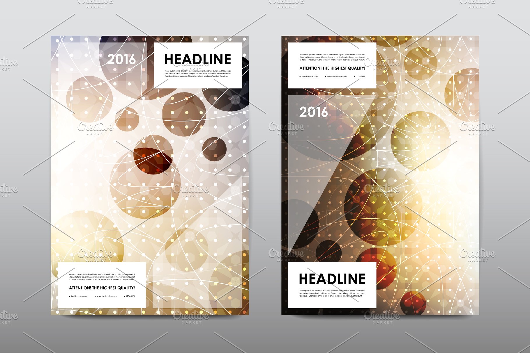 50+企业画册模板合集 50+ Business Brochures Bundle插图(24)