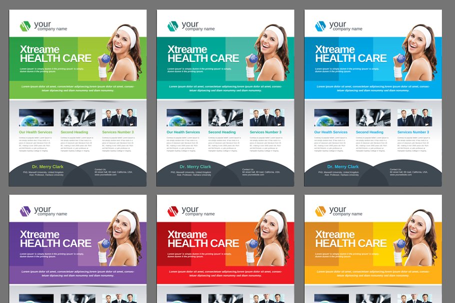 多用途商务合作传单海报模板合集 Corporate Flyer Pack插图(8)