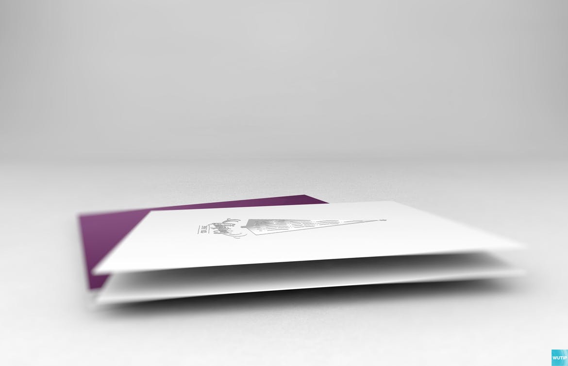 真实质感的新年圣诞节贺卡设计VI样机展示模型mockups插图(9)